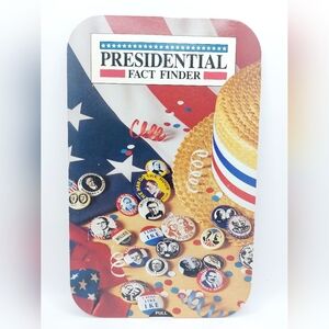 Vintage 1991 Presidential Fact Finder Slidefrom Washington to G Bush 1st